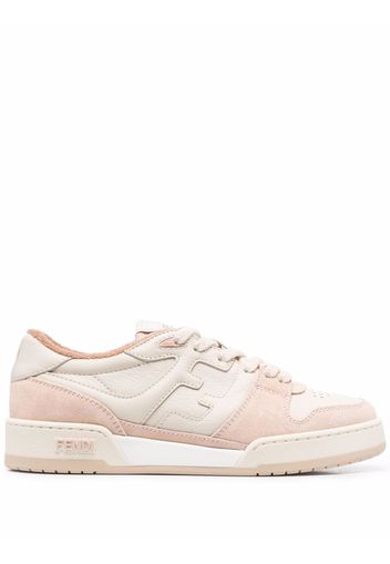 Fendi Fendi Match lace-up sneakers - Nude