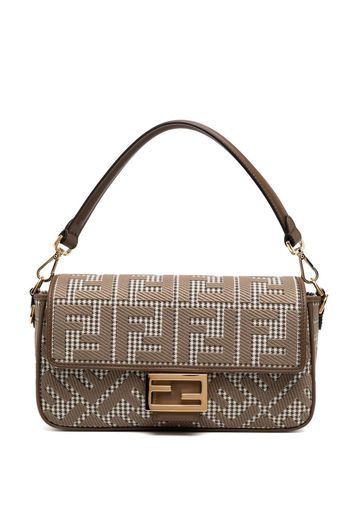 Fendi monogram-pattern shoulder-bag - Braun