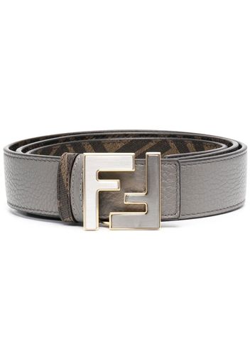 Fendi FF Monogram buckle belt - Grau