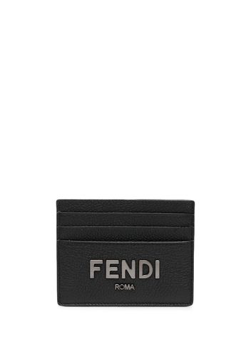 Fendi Kartenetui mit Logo-Prägung - Schwarz