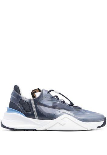 Fendi Runner low-top sneakers - Blau