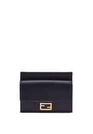 Fendi Kartenetui mit 'FF'-Muster - Schwarz