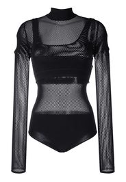 Fendi Mehrlagiger Body - Schwarz