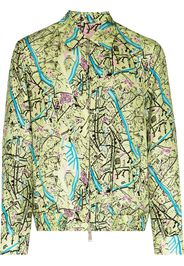 Fendi Wendbare Fendi Map Hemdjacke - Grün