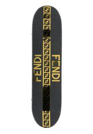 Fendi Skateboard mit Logo-Print - Schwarz