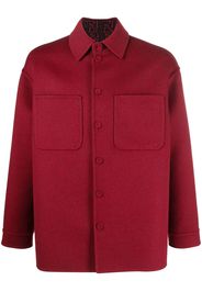 Fendi Hemdjacke mit Knopfleiste - Rot