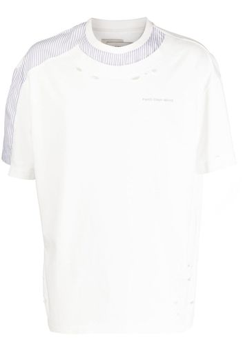 Feng Chen Wang chest logo-print detail T-shirt - Weiß