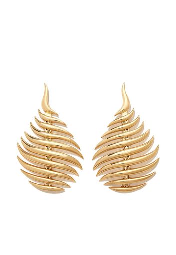 Fernando Jorge 18kt yellow gold Flame drop earrings