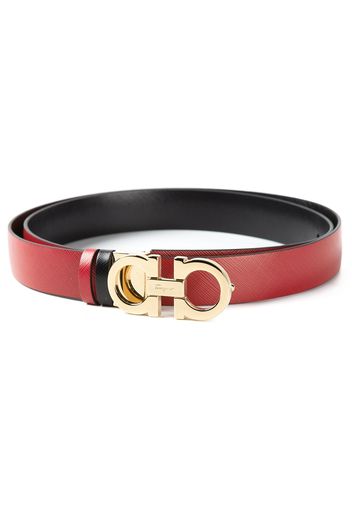 Ferragamo Gancini buckle belt - Rot