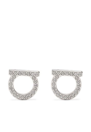 Ferragamo embellished Gancini earrings - Silber