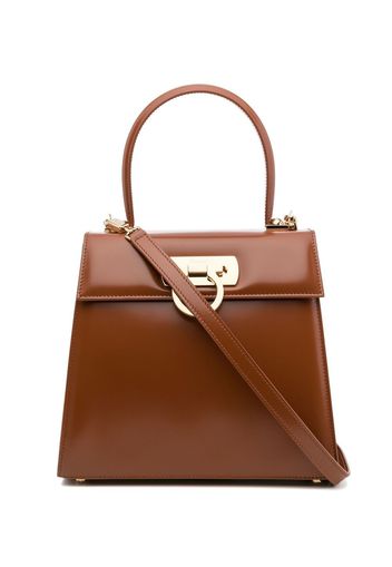 Ferragamo Große Iconic Handtasche - Braun