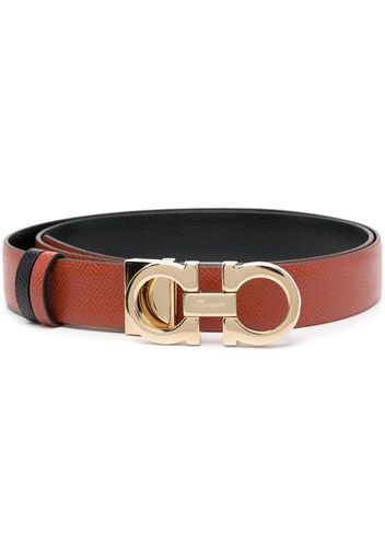 Ferragamo logo buckle belt - Braun