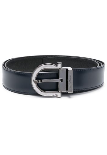 Ferragamo Double adjustable Gancini belt - Blau