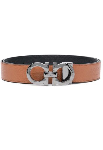 Ferragamo reversible leather Gancini belt - Braun