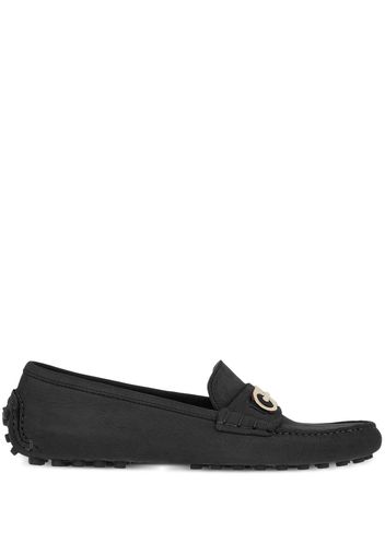 Ferragamo Double Gancini Loafer - Schwarz