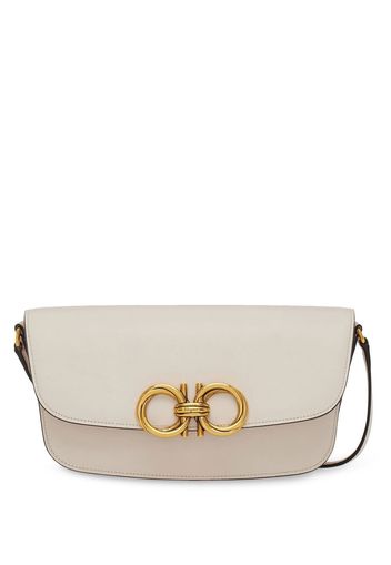 Ferragamo Trapezio leather shoulder bag - Nude