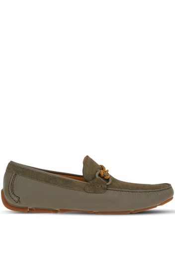 Ferragamo Front 4 suede loafers - Grün