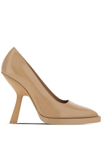 Ferragamo Pumps mit hohem Absatz - Nude