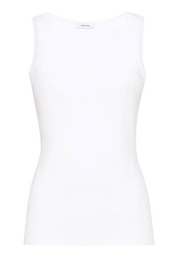 Ferragamo scoop-neck tank top - Weiß