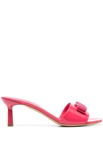 Ferragamo Viva Bow 60mm mules - Rosa