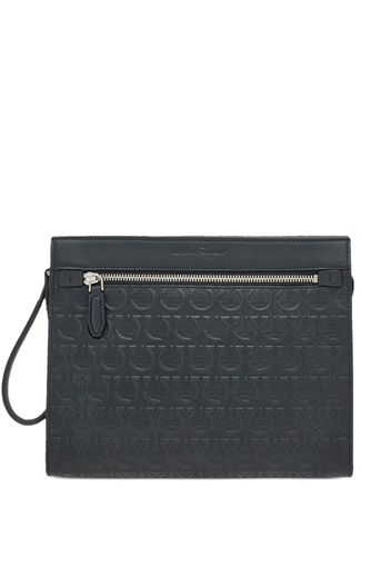 Ferragamo Gancini clutch bag - Schwarz