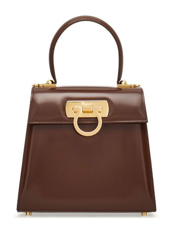 Ferragamo Iconic Top Handle tote bag - Braun