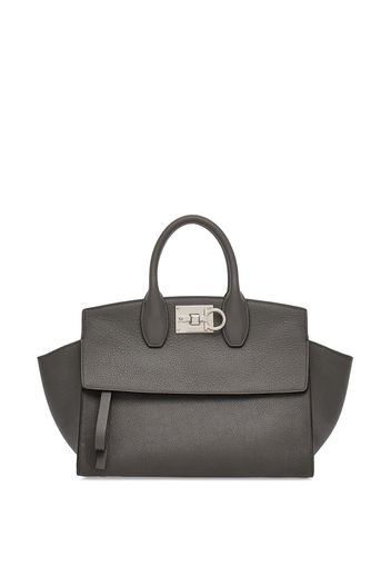 Ferragamo Studio logo-plaque tote bag - Grau