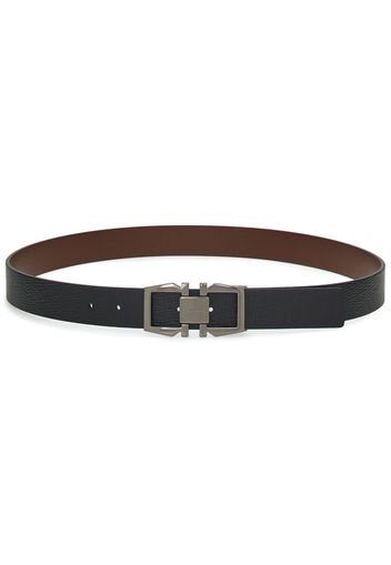 Ferragamo Gancini reversible belt - Schwarz