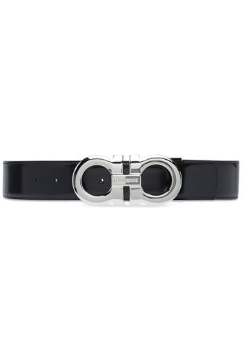 Ferragamo Gancini reversible leather belt - Rot