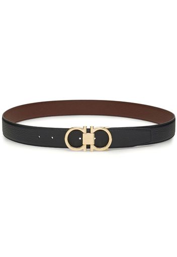 Ferragamo Gancini reversible belt - Schwarz