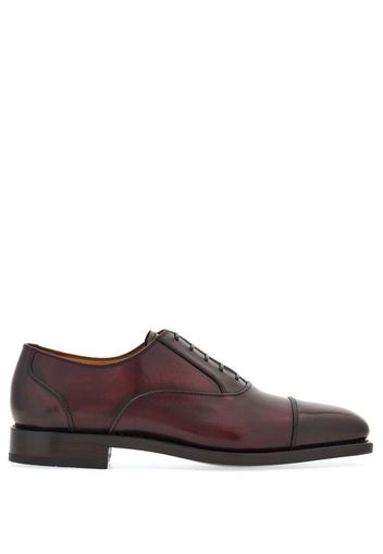 Ferragamo Oxford-Schuhe mit eckiger Kappe - Rot