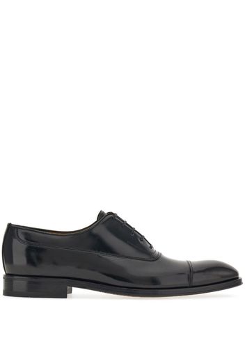 Ferragamo lace-up leather oxford shoes - Schwarz