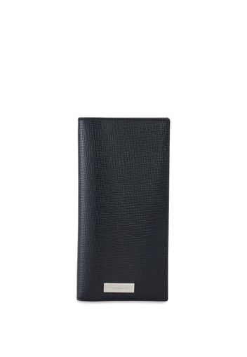 Ferragamo bi-fold textured leather wallet - Schwarz