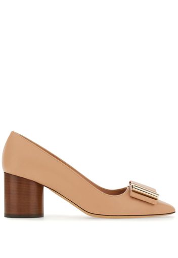 Ferragamo 60mm bow-detailing pumps - Nude