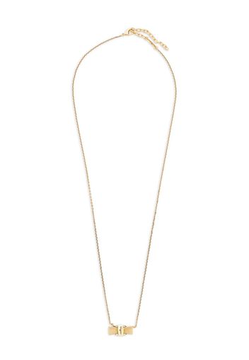 Ferragamo Vera bow-pendant necklace - Gold