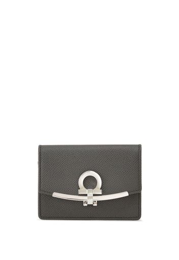 Ferragamo Gancini business card holder - Grau