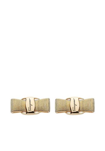 Ferragamo Vara bow earrings - Gold