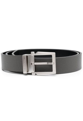 Ferragamo buckle-fastening leather belt - Grau