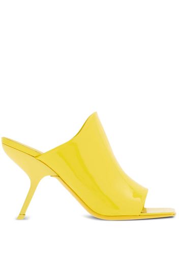 Ferragamo 85mm open-toe slide mules - Gelb