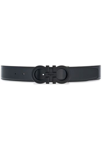 Ferragamo reversible Gancini leather belt - Schwarz