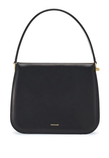 Ferragamo Semi-rigid leather bag - Schwarz