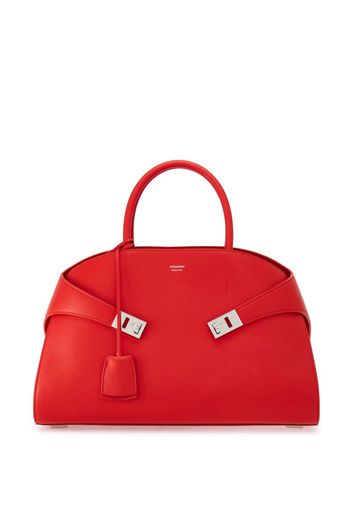 Ferragamo Hug leather tote bag - Rot