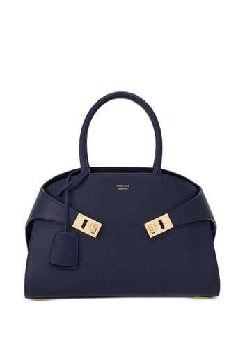 Ferragamo Hug leather tote bag - Blau