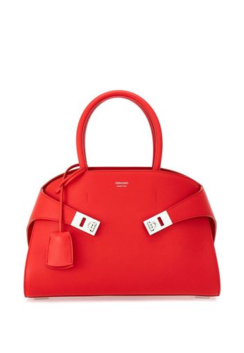 Ferragamo Hug leather tote bag - Rot