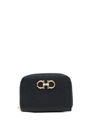 Ferragamo Gancini zip wallet - Schwarz