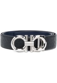 Ferragamo Gancini logo belt - Schwarz