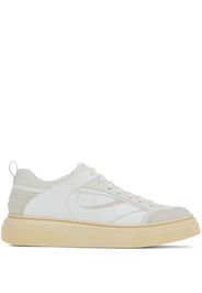 Ferragamo Sneakers mit Kontrasteinsätzen - Weiß