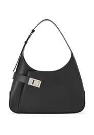 Ferragamo Hobo Gancini-buckle shoulder bag - Schwarz