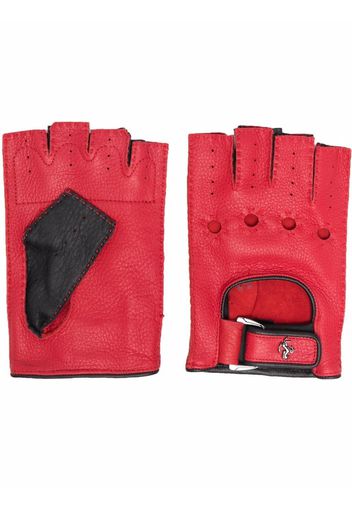 Ferrari Handschuhe aus Leder - Rot