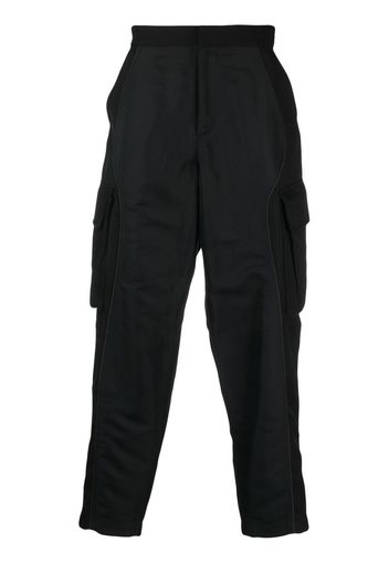 Ferrari panelled cropped track pants - Schwarz